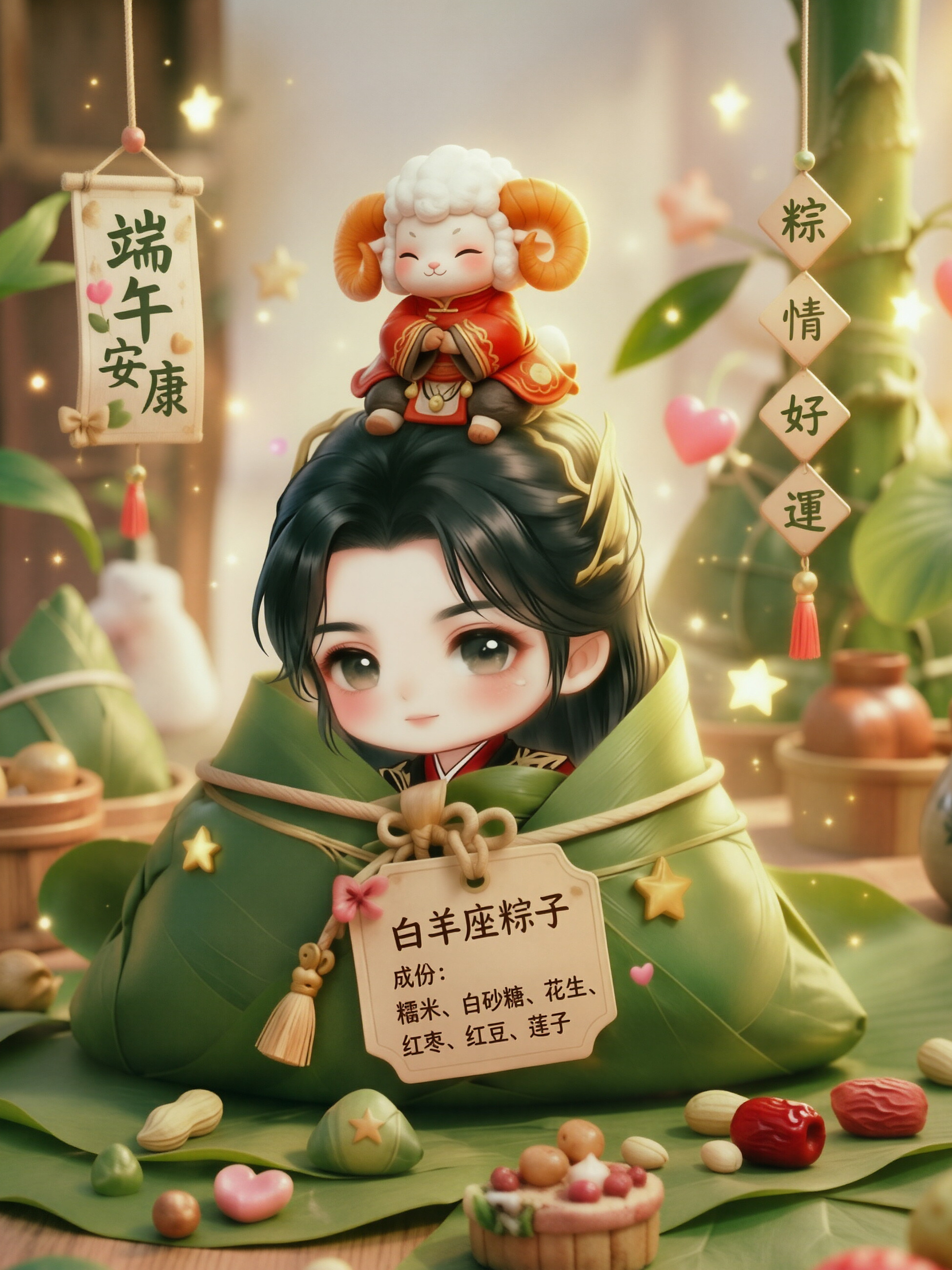 祝大家端午安康都吃粽子了吗记得有人爱吃甜粽