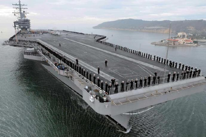 每天认识一件兵器  “尼米兹”级航空母舰“尼米兹”级航空母舰（Nimitz cl