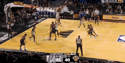 文班亚马的独特性：图1、2、我比小的高和长，改变小个子的弹道，断小个子的球；图3