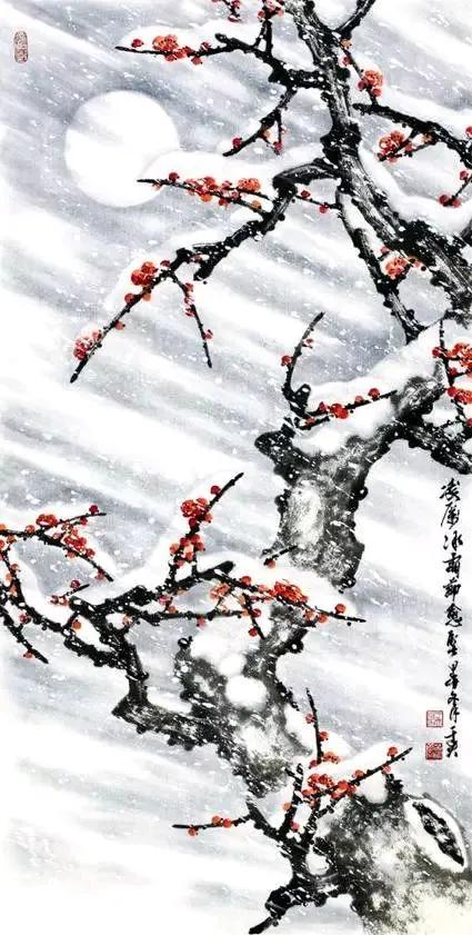 冬至，踏雪寻梅