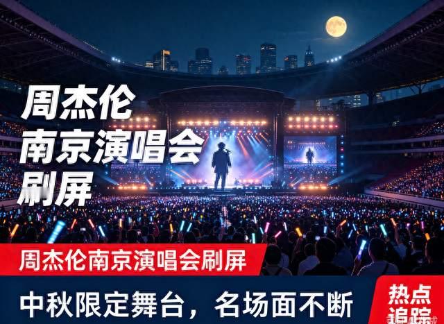 周杰伦南京演唱会名场面不断，中秋限定太催泪