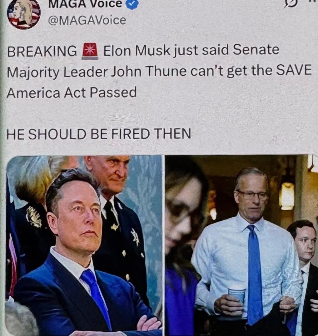 马斯克的政治智慧，实在是配不上他挣钱的手段。
当地时间2月22日，马斯克公开表态