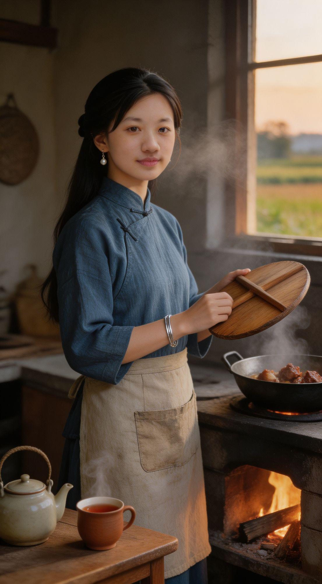 诚知此恨人人有，可回望贫贱岁月，
柴米油盐的磕碰，如今都成了奢望。