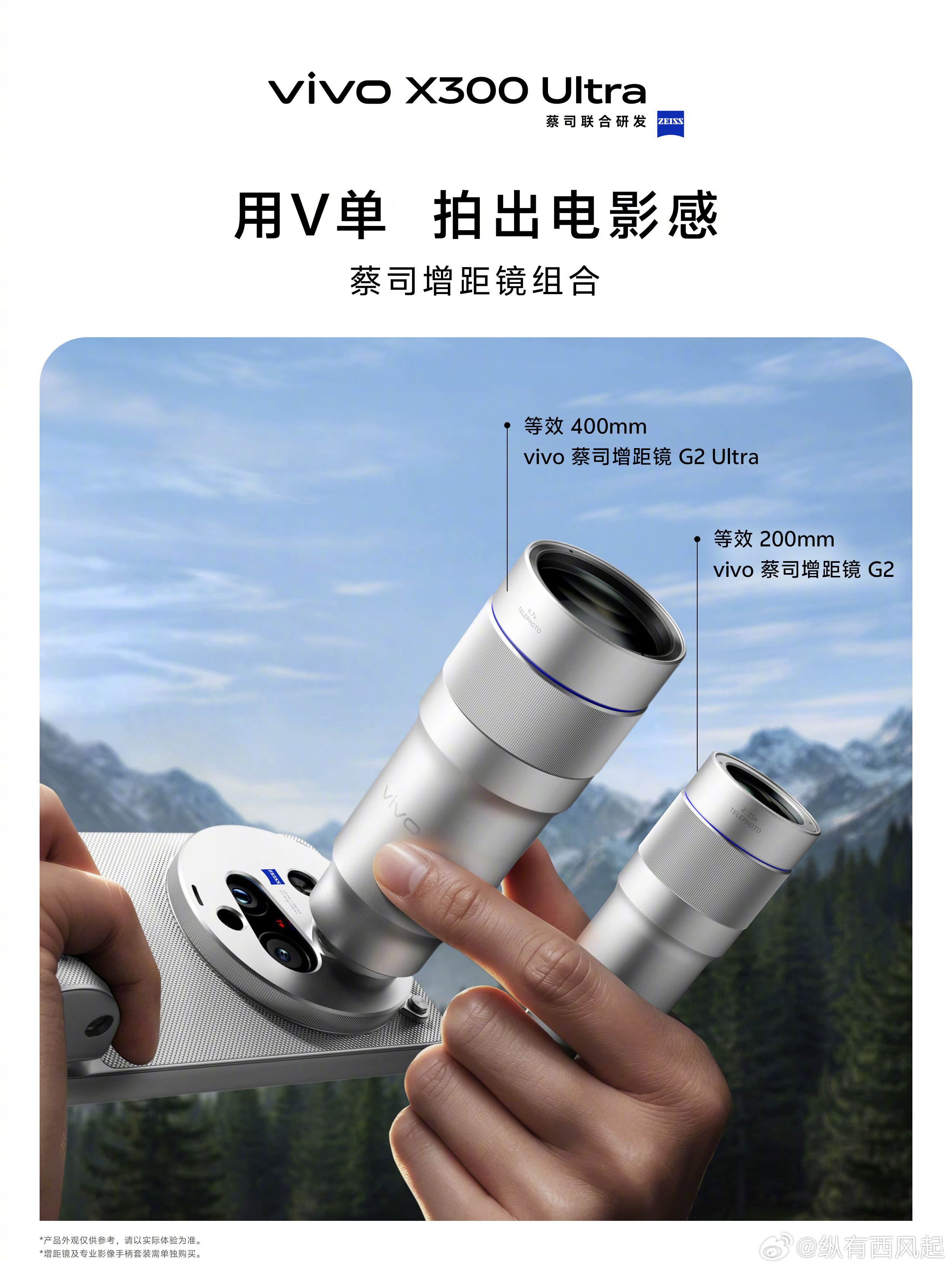 你们选vivo X300 Ultra的话会考虑入增距镜吗，一大一小任你选择 