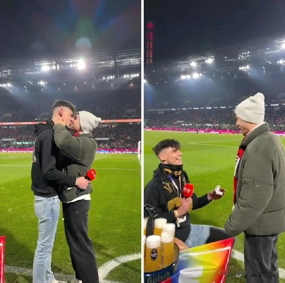 德国足球裁判在比赛中场向男友求婚！
 
帕斯卡尔·凯泽（Pascal Kaise