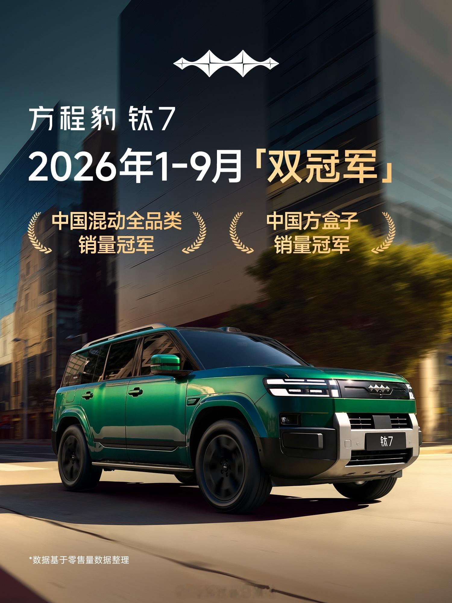 今年都在推大五座方盒子，核心原因就是钛7卖爆了！9月混动全品类销量Top19月纯