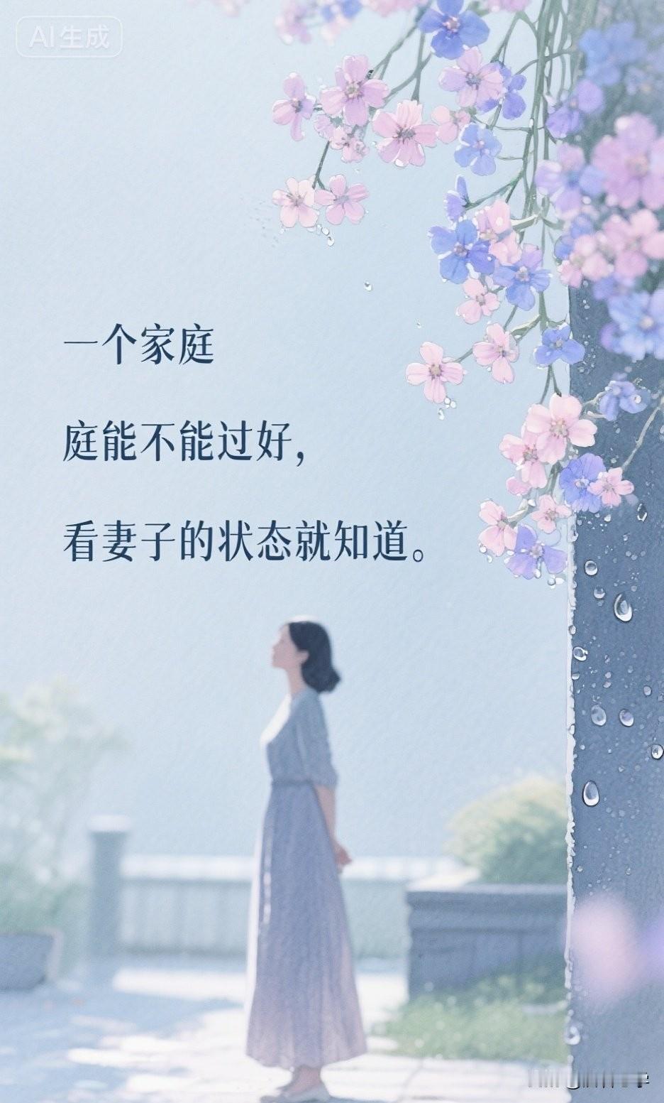 一个家庭能不能过好，看妻子的状态就知道

你有没有发现一个现象？

有些家庭，丈