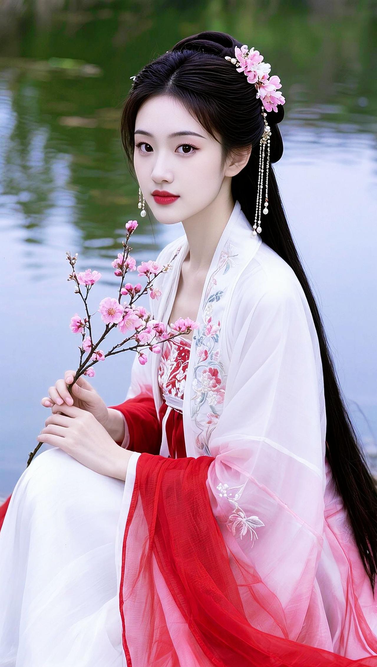 AI冷艳古风写真 抖音ai创作 国风古韵 古风汉服美如画 仙气飘飘