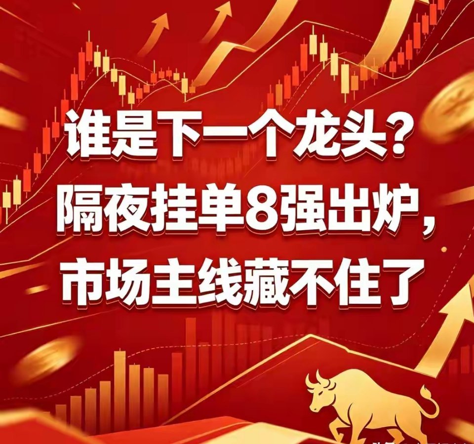6月12日隔夜挂单8强出炉！百亿资金扎堆角逐，谁将成为新情绪龙头？在A股市场，隔