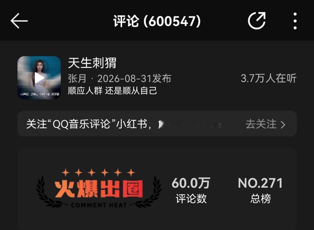 已破60w[yeah] ​​​