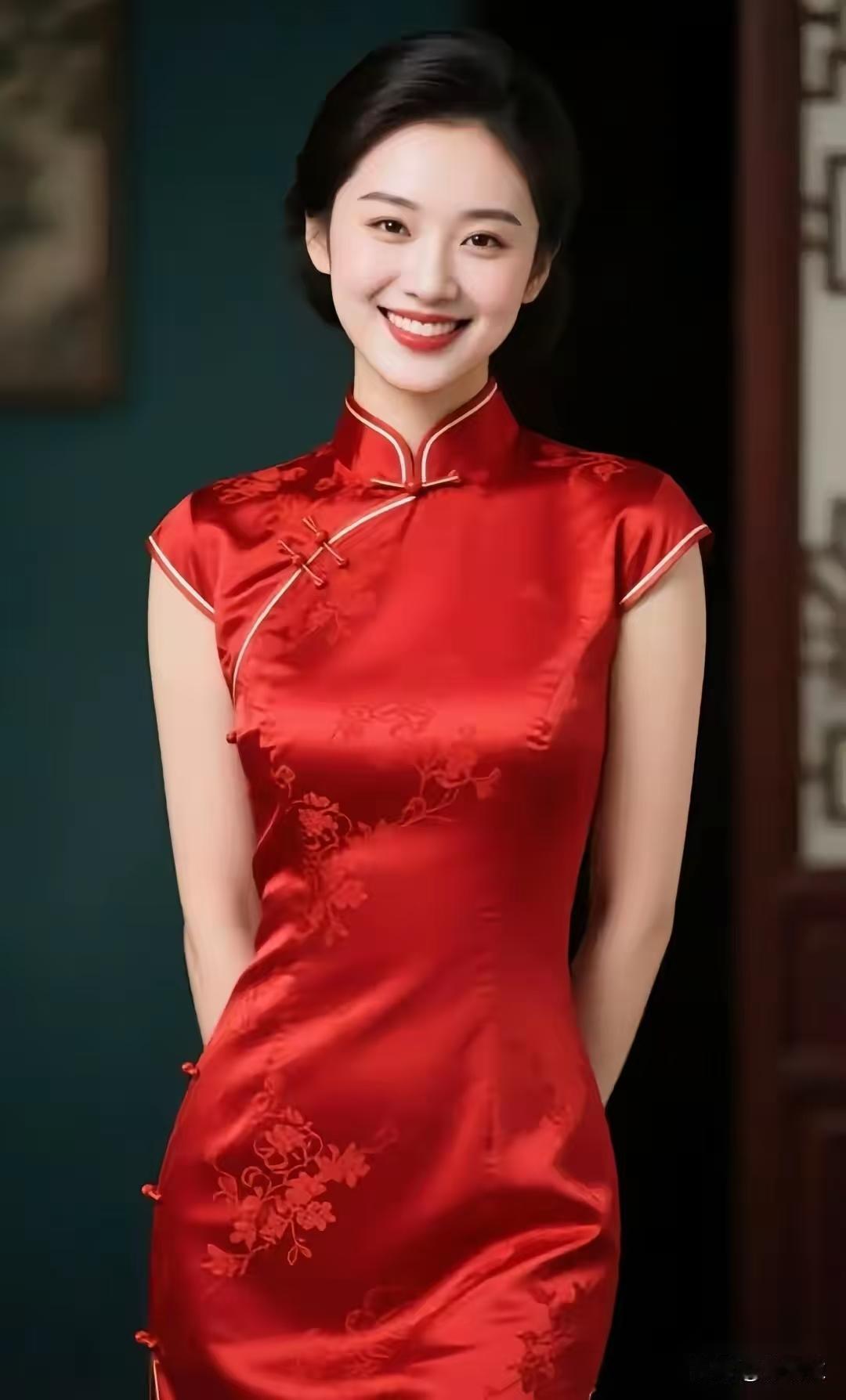 清江引·东方佳丽
平凡本真纯韵厚，
嘉丽如莲秀。
眉清目胜星，
肌玉眸盈昼。
花