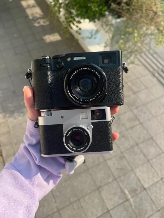 富士X half和x100vi和xm5大小对比📷