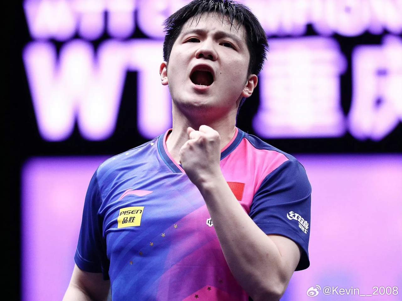 王楚钦虽然赢了松岛辉空，但我高兴不起来。昨晚打得太艰辛了，运气再差点，可能就输了