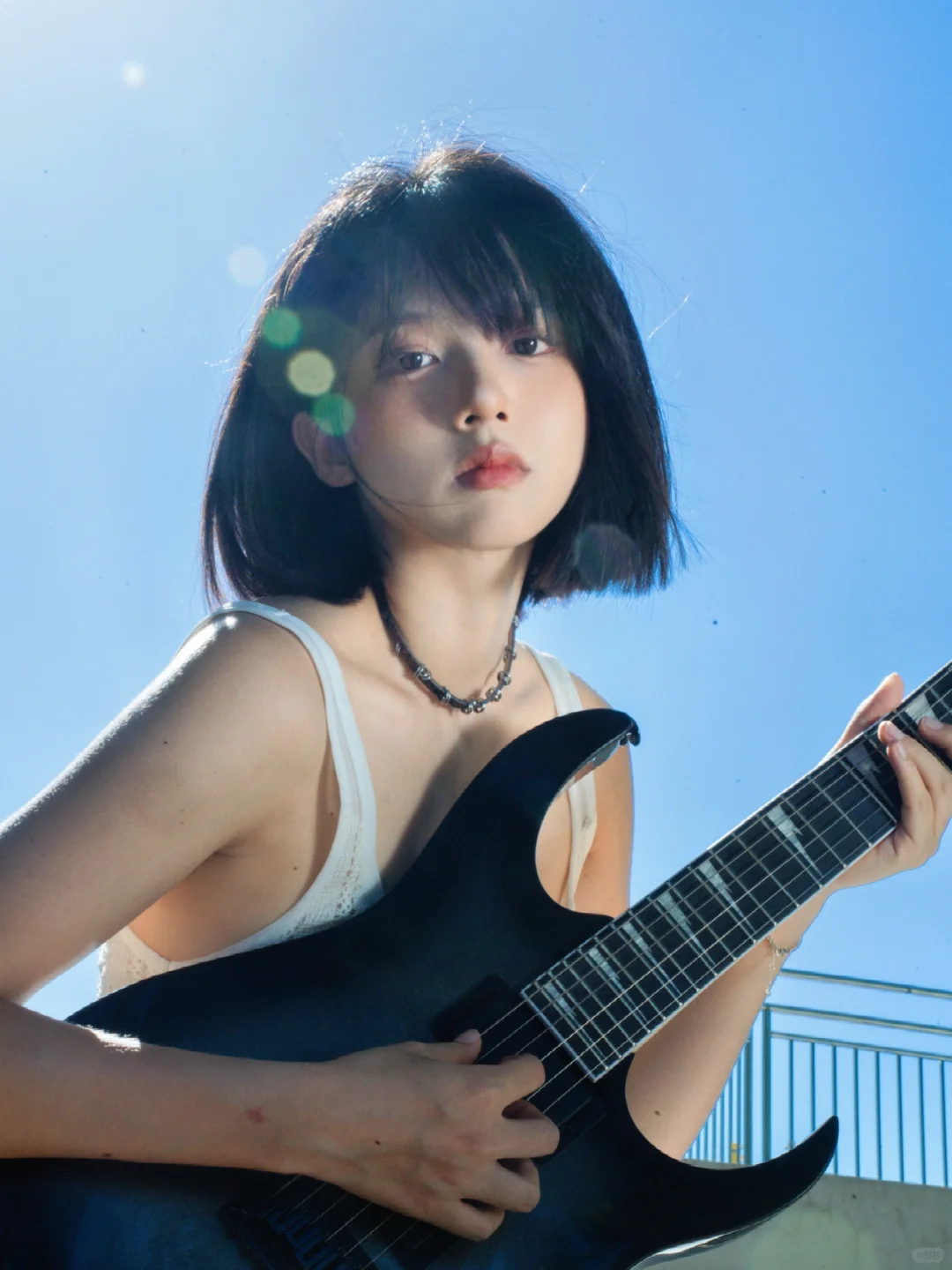 盛夏 蝉鸣 吉他少女