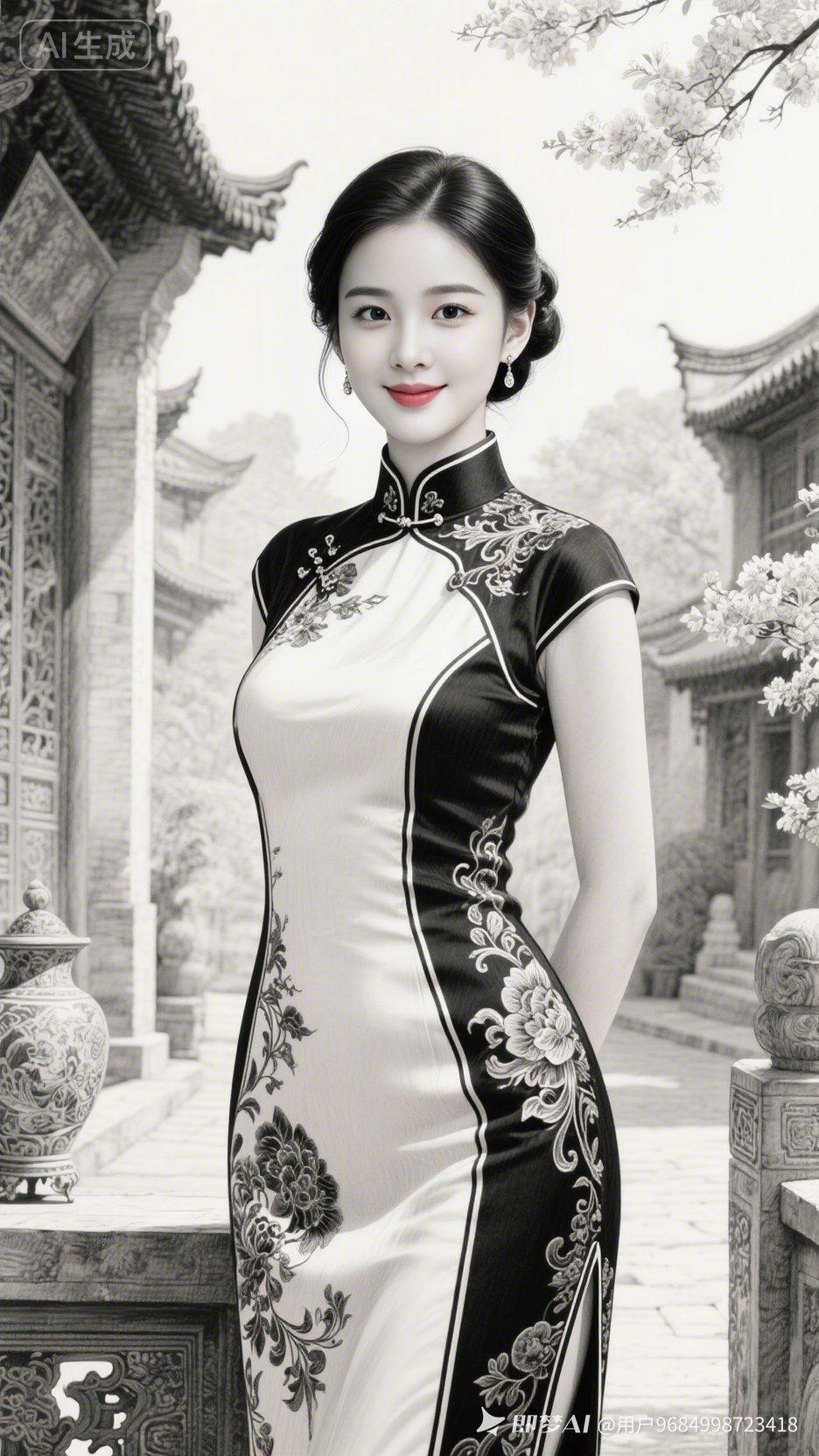 优雅旗袍，东方美人，韵味十足！