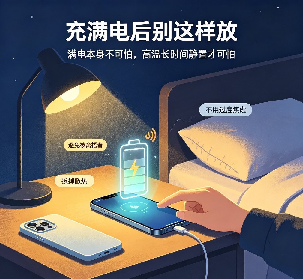 手机充满电会伤电池吗很多人纠结手机每次百分百充满会不会损耗电池，其实现在智能机都