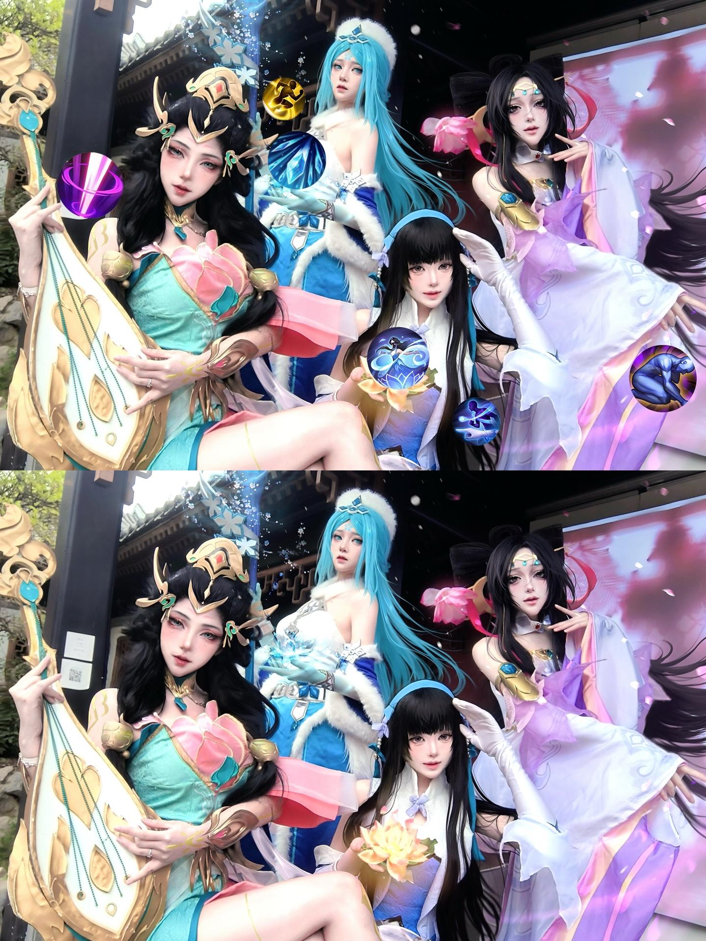 沉鱼落雁 闭月羞花。  杨玉环  貂蝉  西施