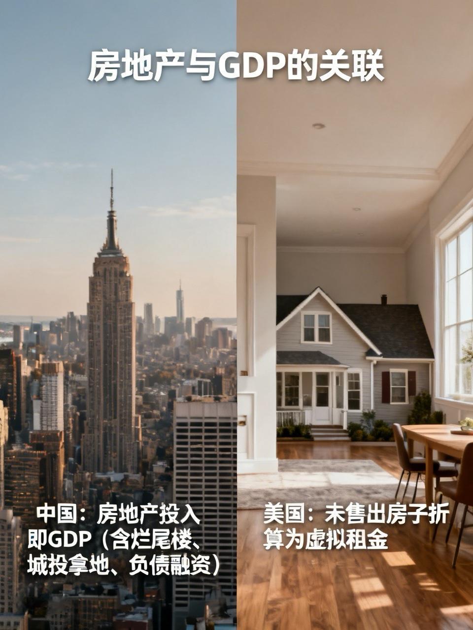 GDP好但房地产不好是什么原因？


房地产对GDP的贡献率约为6.5%，但如果