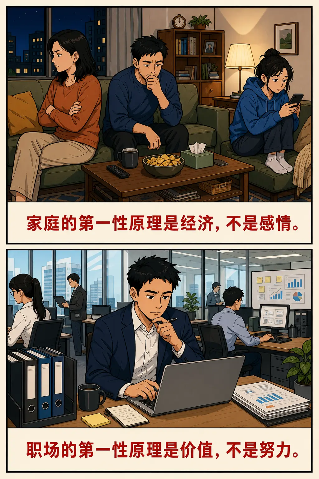 读懂这20条底层逻辑，看清家庭、职场、婚姻的真相。