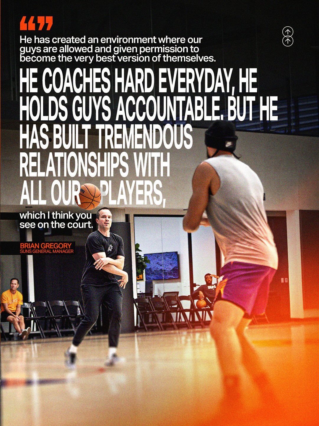 不仅是主帅，更是球队文化的创造者 🔥 💬 「他创造了一个让球员被允许、并被授