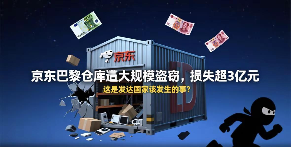 京东巴黎仓库遭大规模盗窃，损失超3亿元人民币，这是发达国家该发生的事？