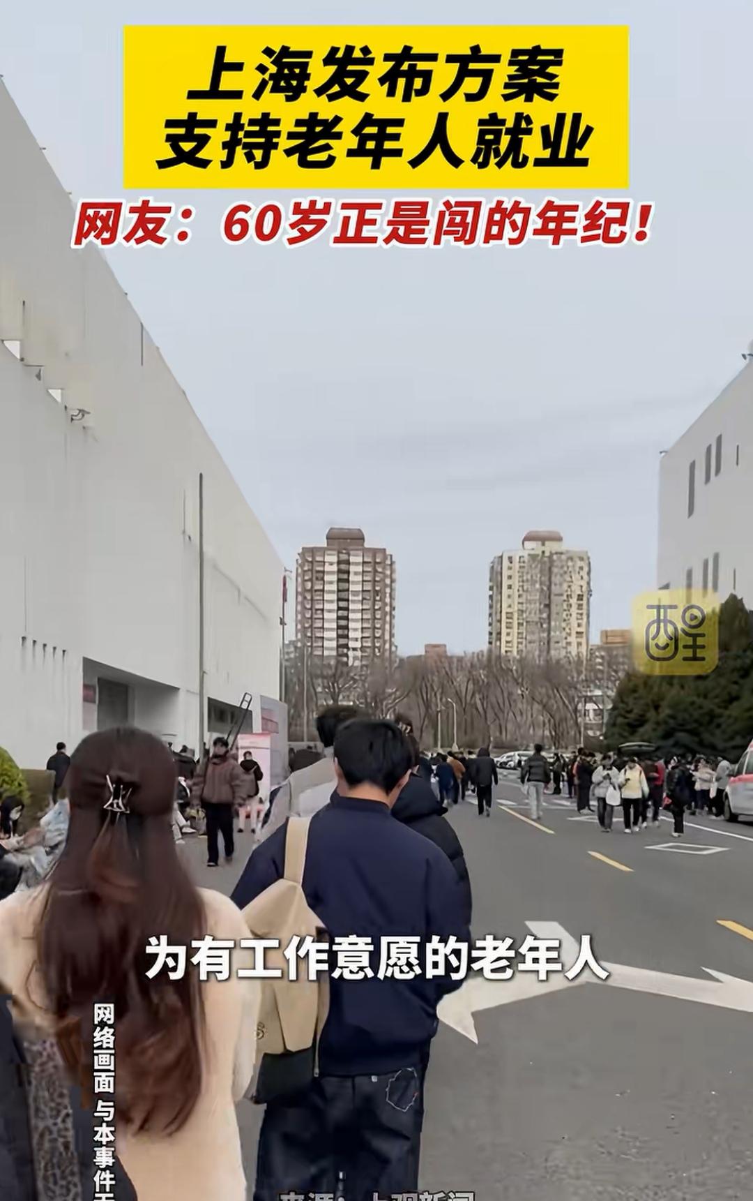 上海鼓励支持老人再就业，60岁正是闯的年纪，老有所为。
现在就业行情，年轻人都就