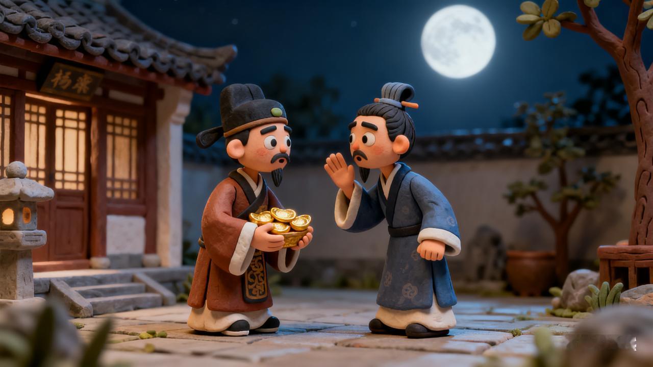 四知堂的月光——杨震的慎独功夫

东汉年间的一个深夜，昌邑县令王密怀揣十斤黄金，