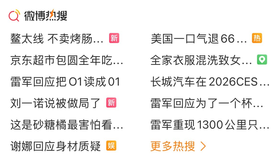 热搜总榜和科技榜被雷总霸榜了，这就是影响力。但凡雷总和小米有一点风吹草动，立马就