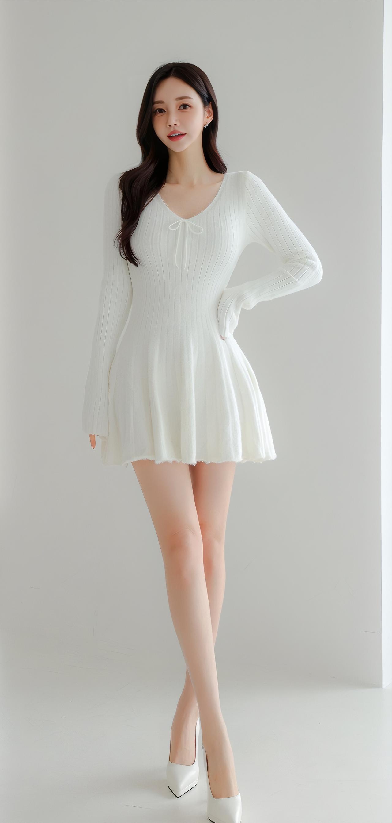 温柔白裙，优雅气质，完美女神范儿！👗💃🏻