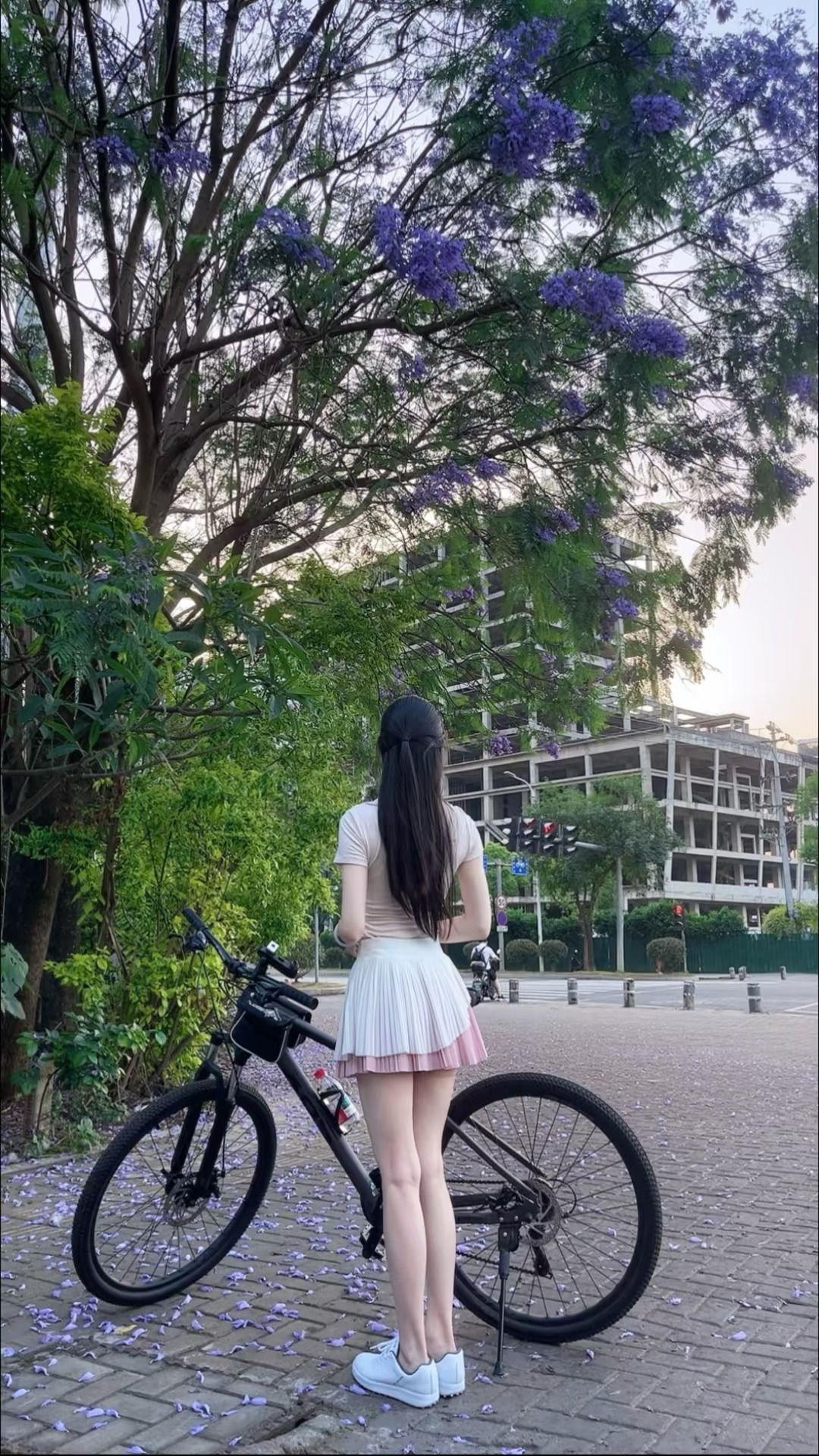 想骑车的季节来啦，🌸🌸🌸