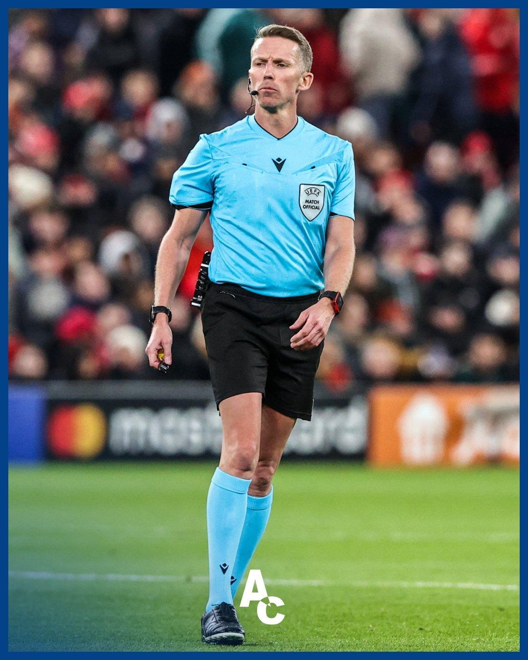 今晚比赛的裁判团队Confirmed: Alejandro Hernández 