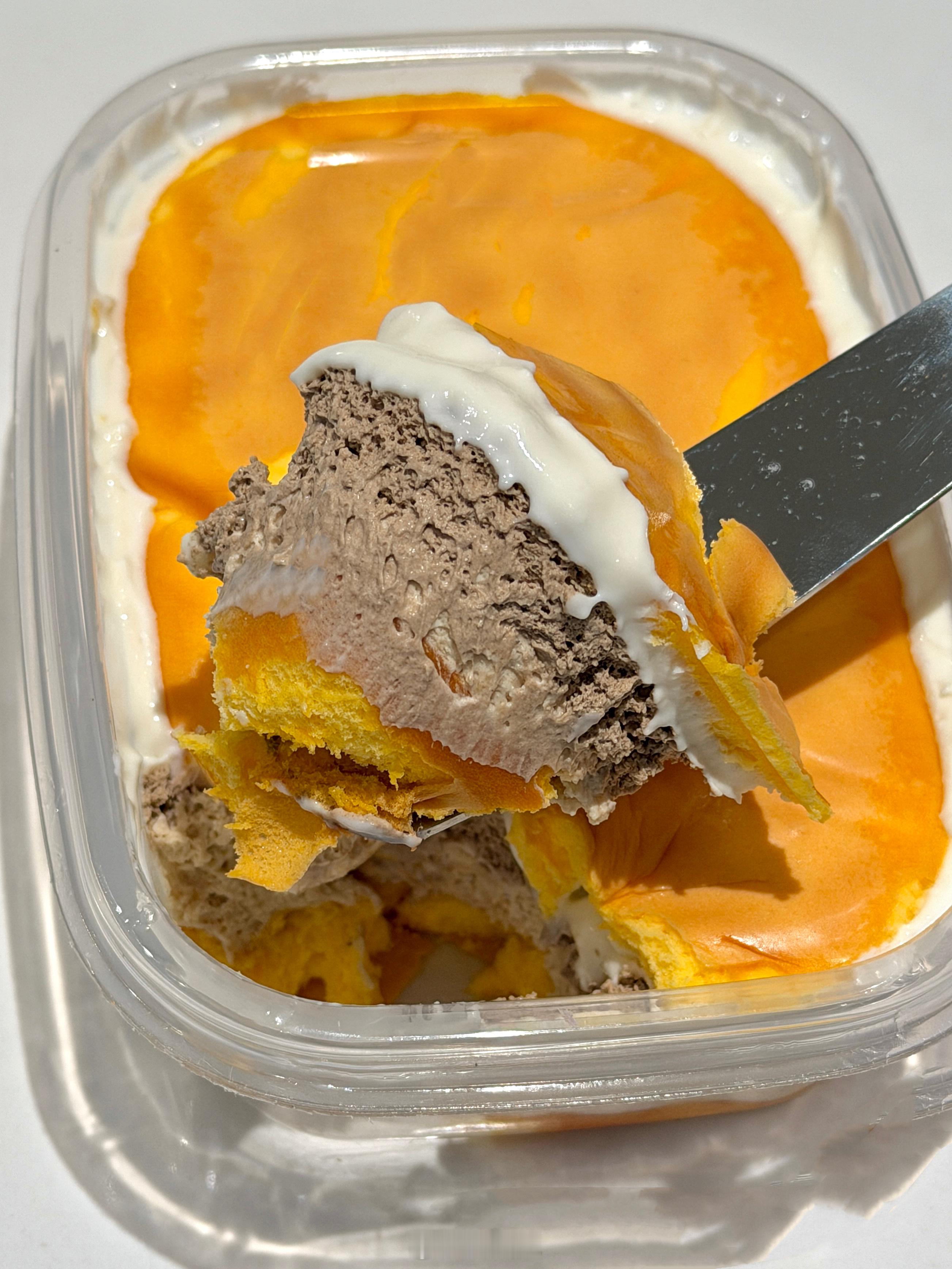 黄金焙栗酱多多盒子【虎皮蛋糕+板栗奶霜+焙茶奶霜+香草奶酱】是冬天的味道木错了好