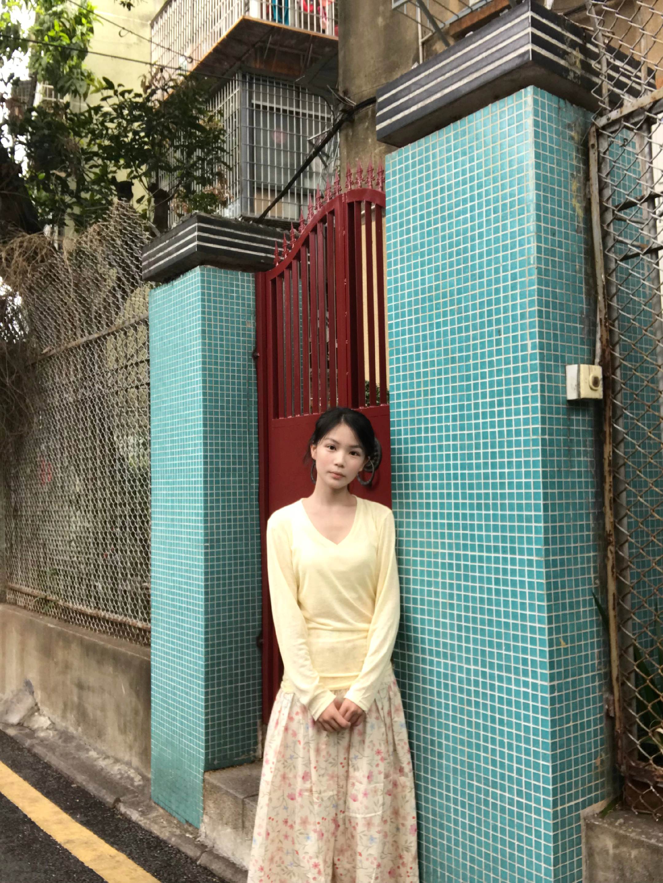 从家门口路过 没我要的花朵。