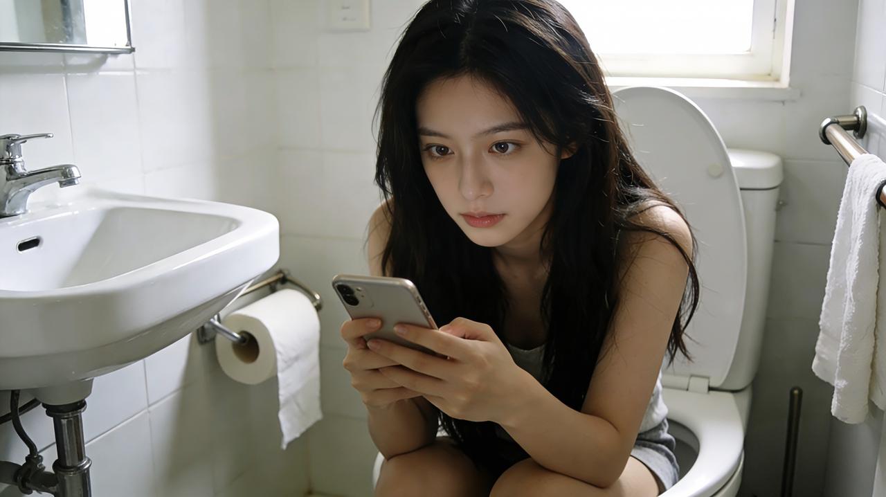 20岁女生长期蹲厕刷手机，盆底功能竟不如60岁老人！这个习惯好多人都有。
 
浙