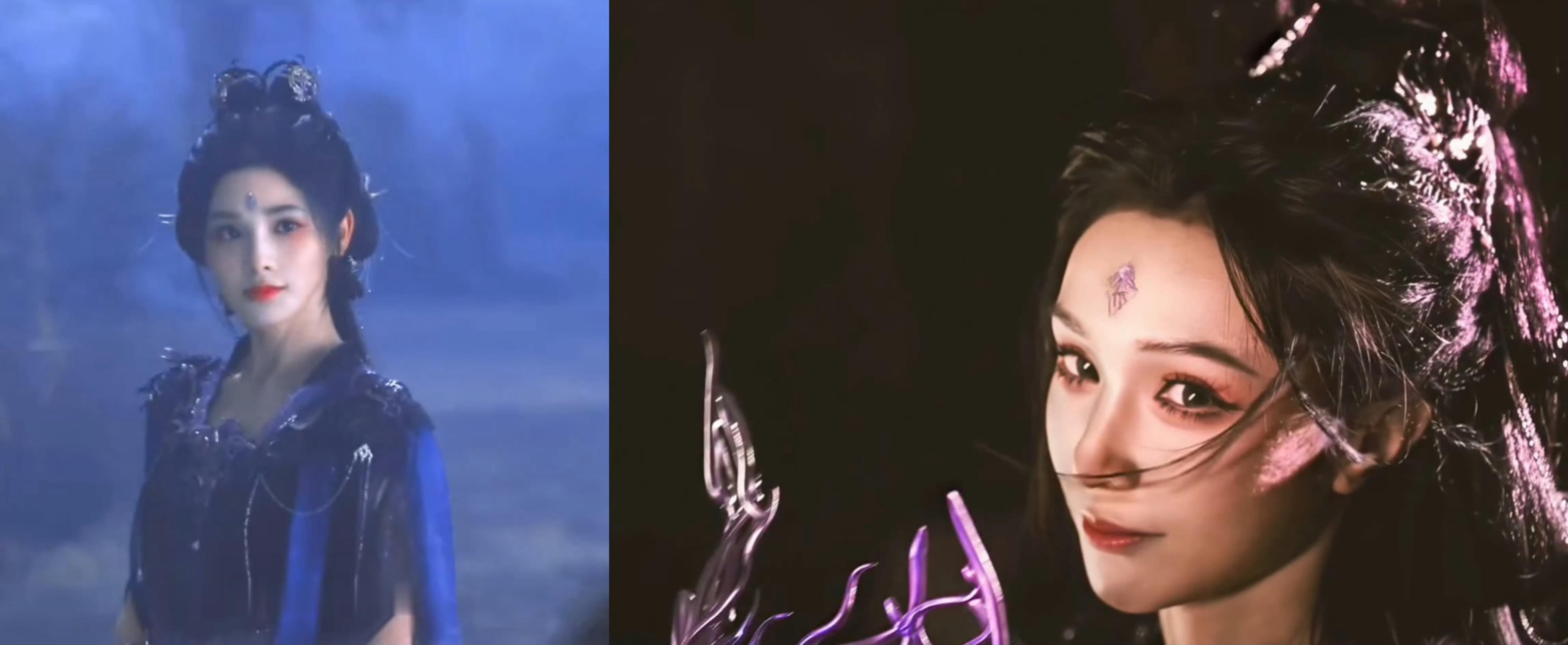 彭小苒本人看了都得愣两秒 有美妆博主出彭小苒《暗河传》仿妆了，彭小苒本人看了都得