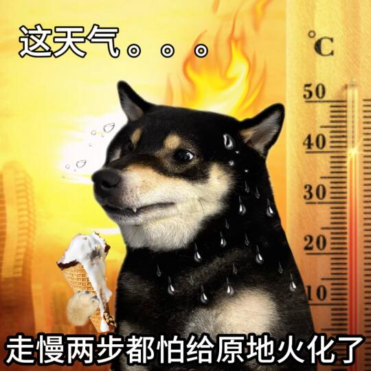 表情包|好热好热🫠想躲在冰箱当冰棍🥲🥲