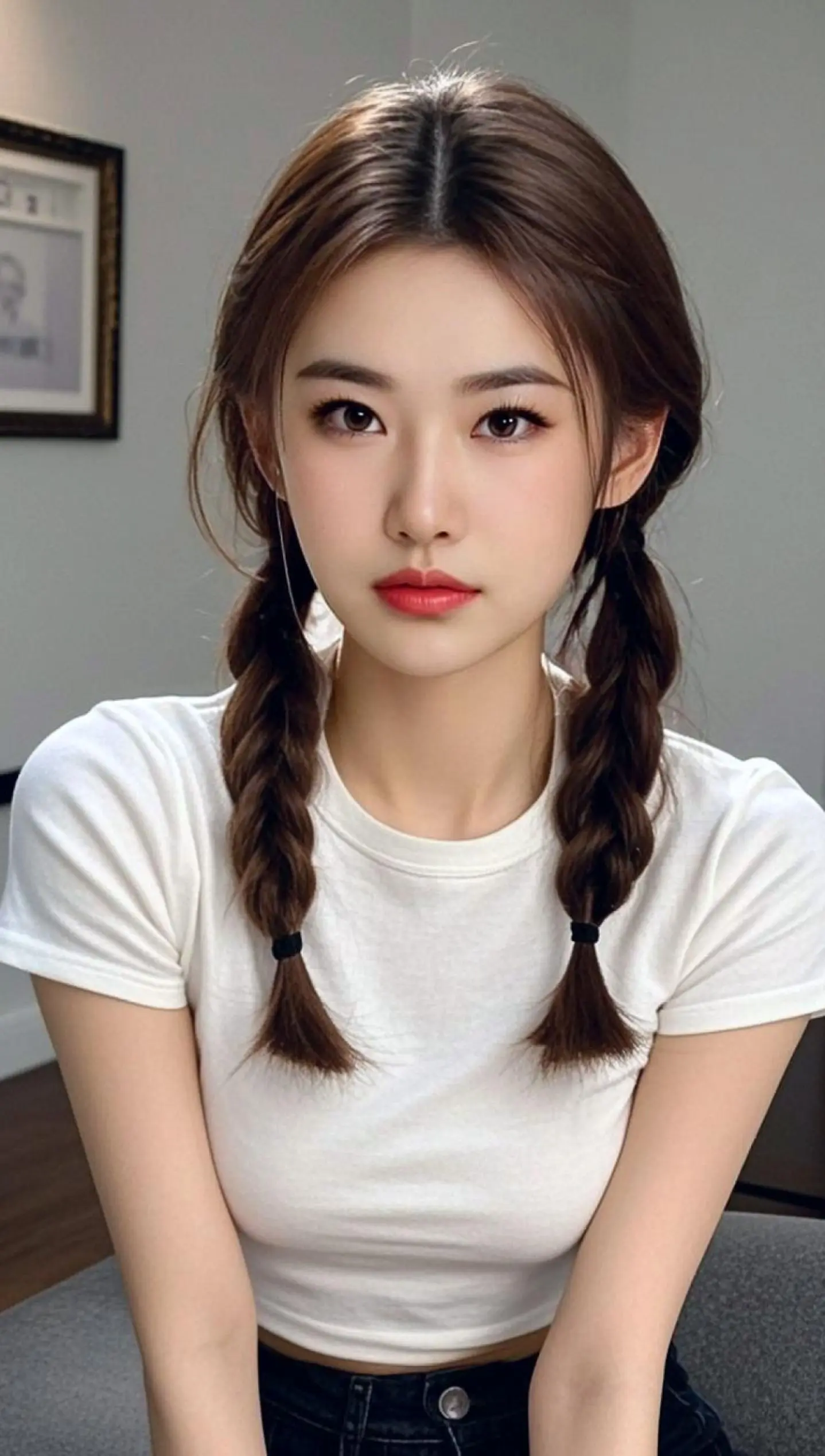 AI日系双马尾生活照 ai创作