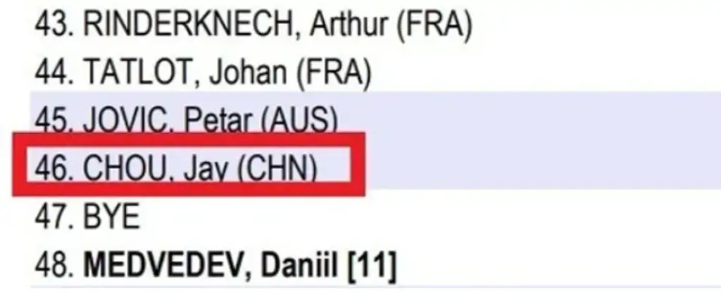 周董太帅了！华流才是最吊的周杰伦澳网国籍标示中国