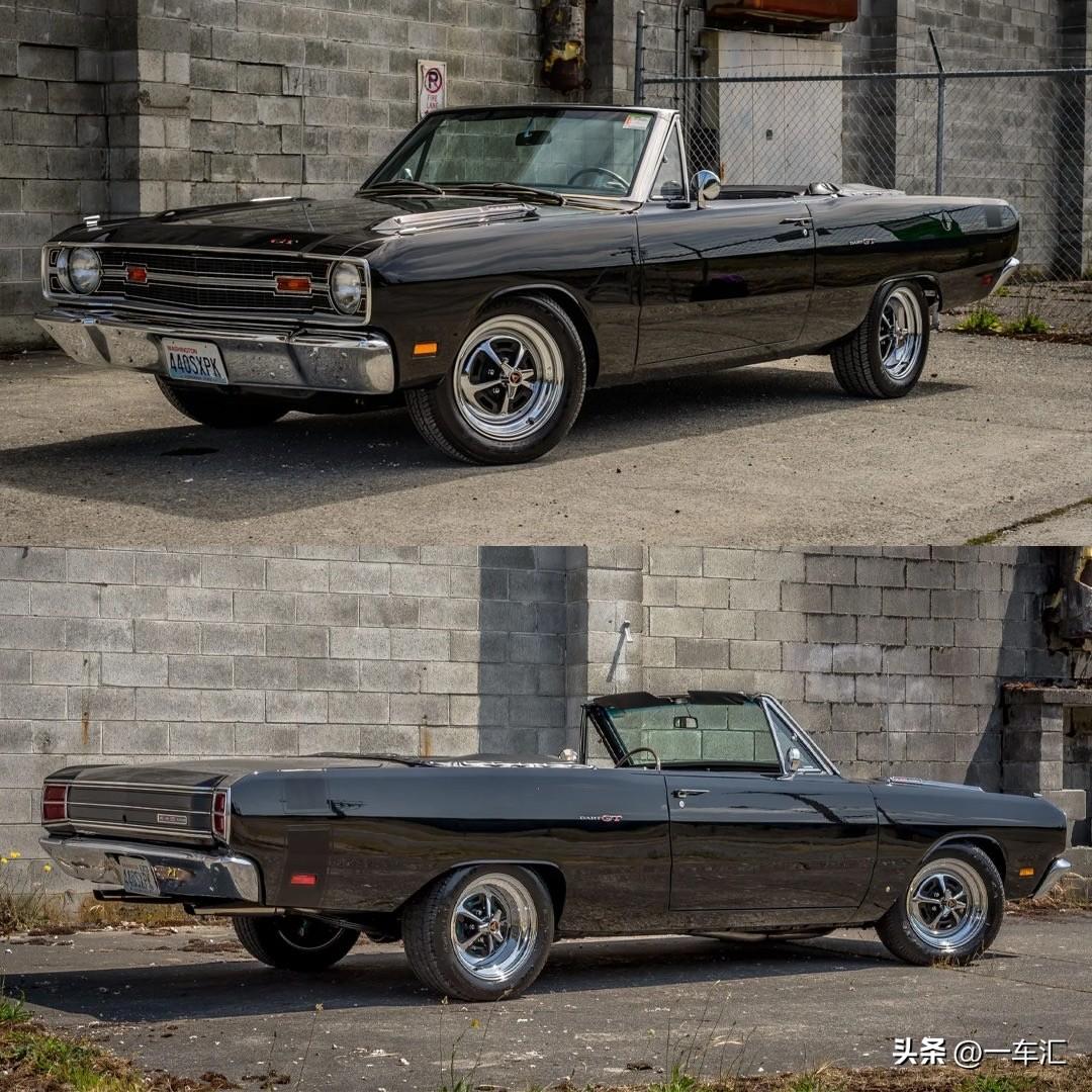 1969年的Dodge Dart GT，常被称作“小型肌肉车里的钢炮”，在当年的