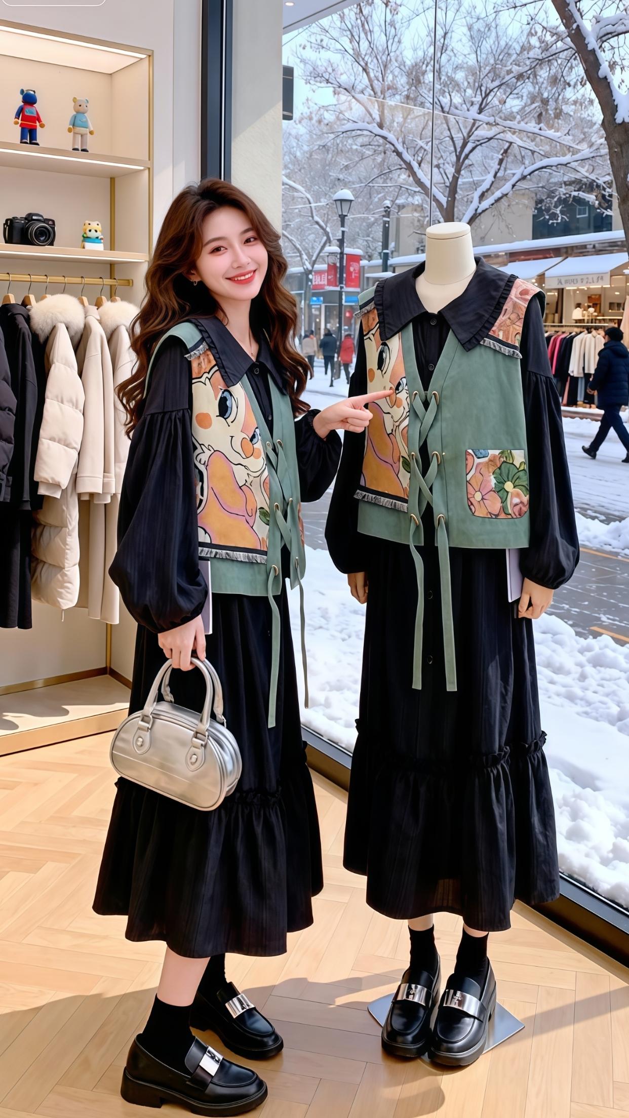 独特别致小衫高级感 减龄穿搭 气质女神穿搭 复古穿搭 小个子穿搭