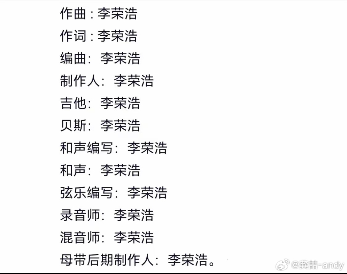 李荣浩战斗力强悍的原因看看李荣浩的音乐实力 简直是乐坛的六边形战士 几乎无所不能