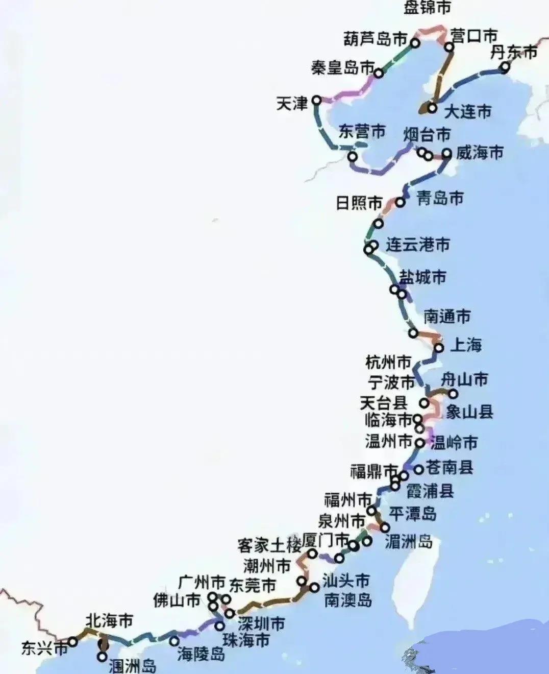 报志愿与看就业之七：沿海地区高校地理位置参考