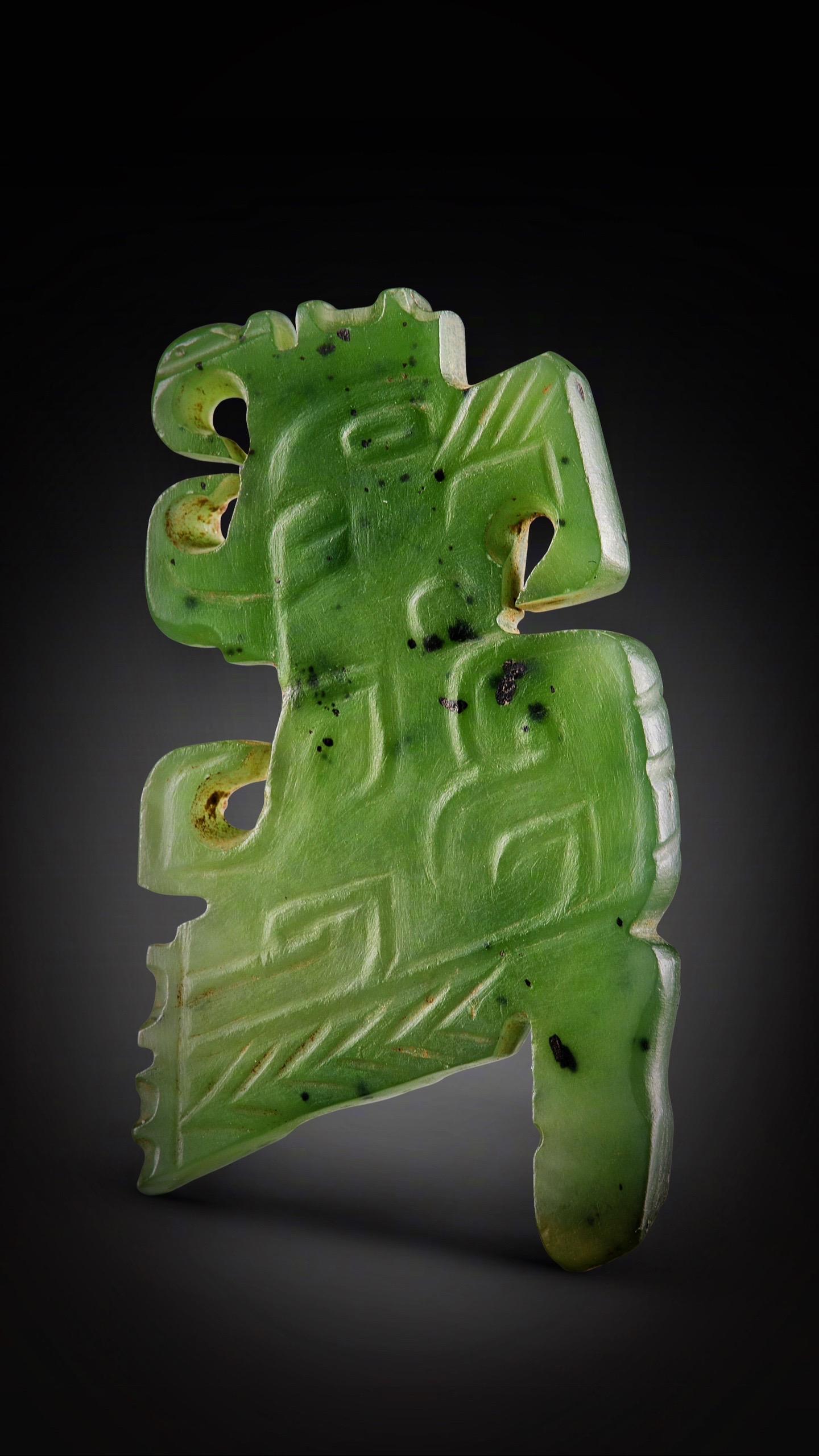 商代·玉鸟。邦畿千里，维民所止 肇域彼四海，四海来假，来假祁祁 ——《...