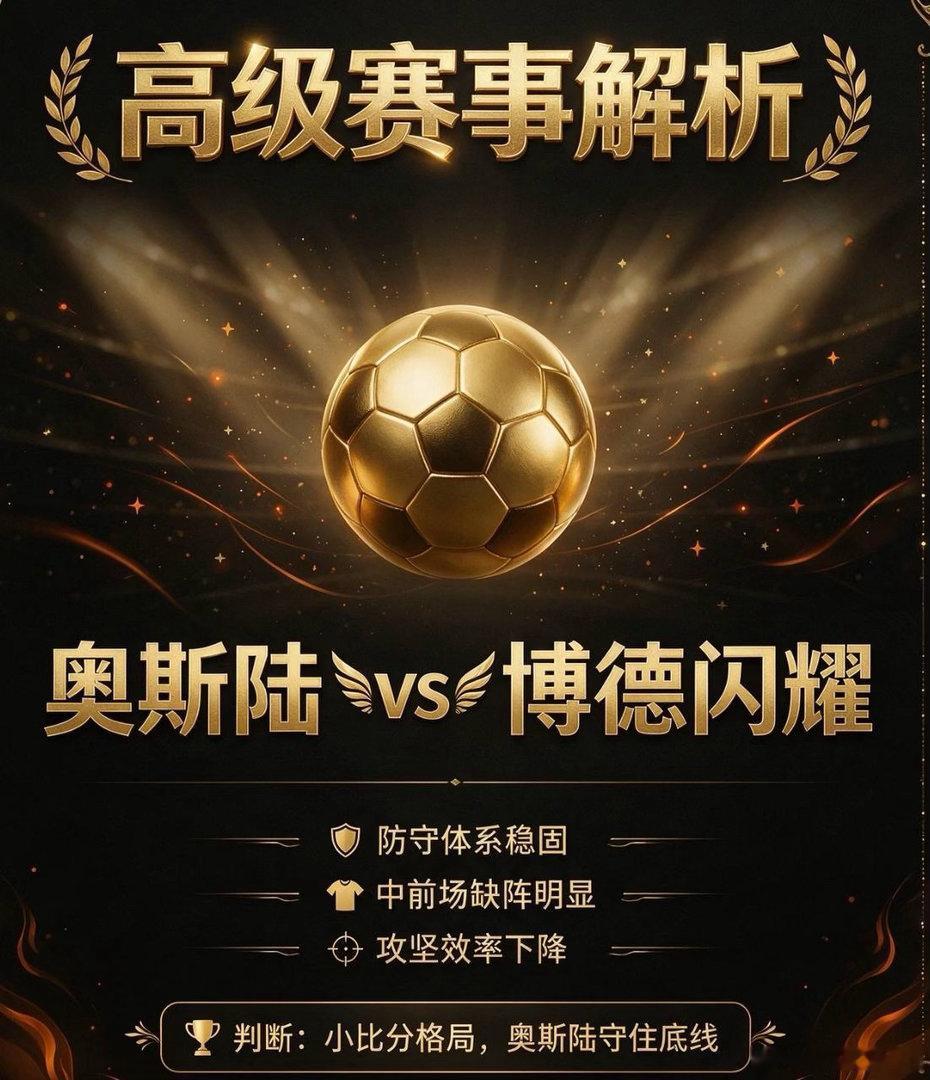 挪超对决奥斯陆迎战博德闪耀足球赛事分析群博德闪耀近期赛场发挥亮眼，可队内三名前场
