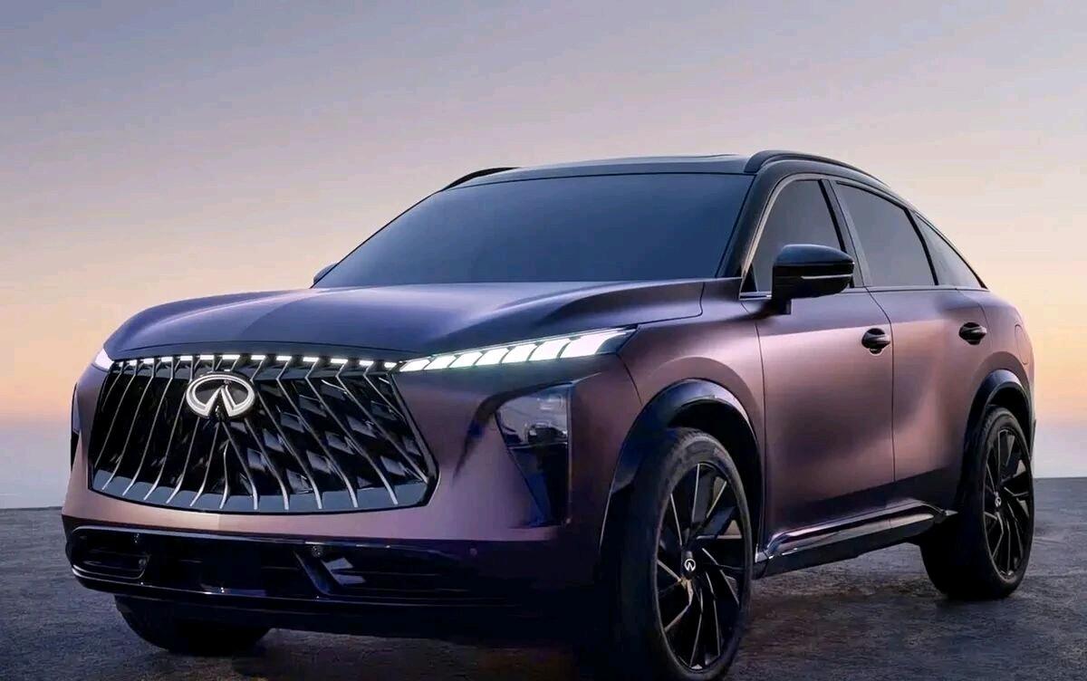 英菲尼迪QX65 预计在3月26日首发亮相 独特渐变车漆外观，预计跟概念车差不多