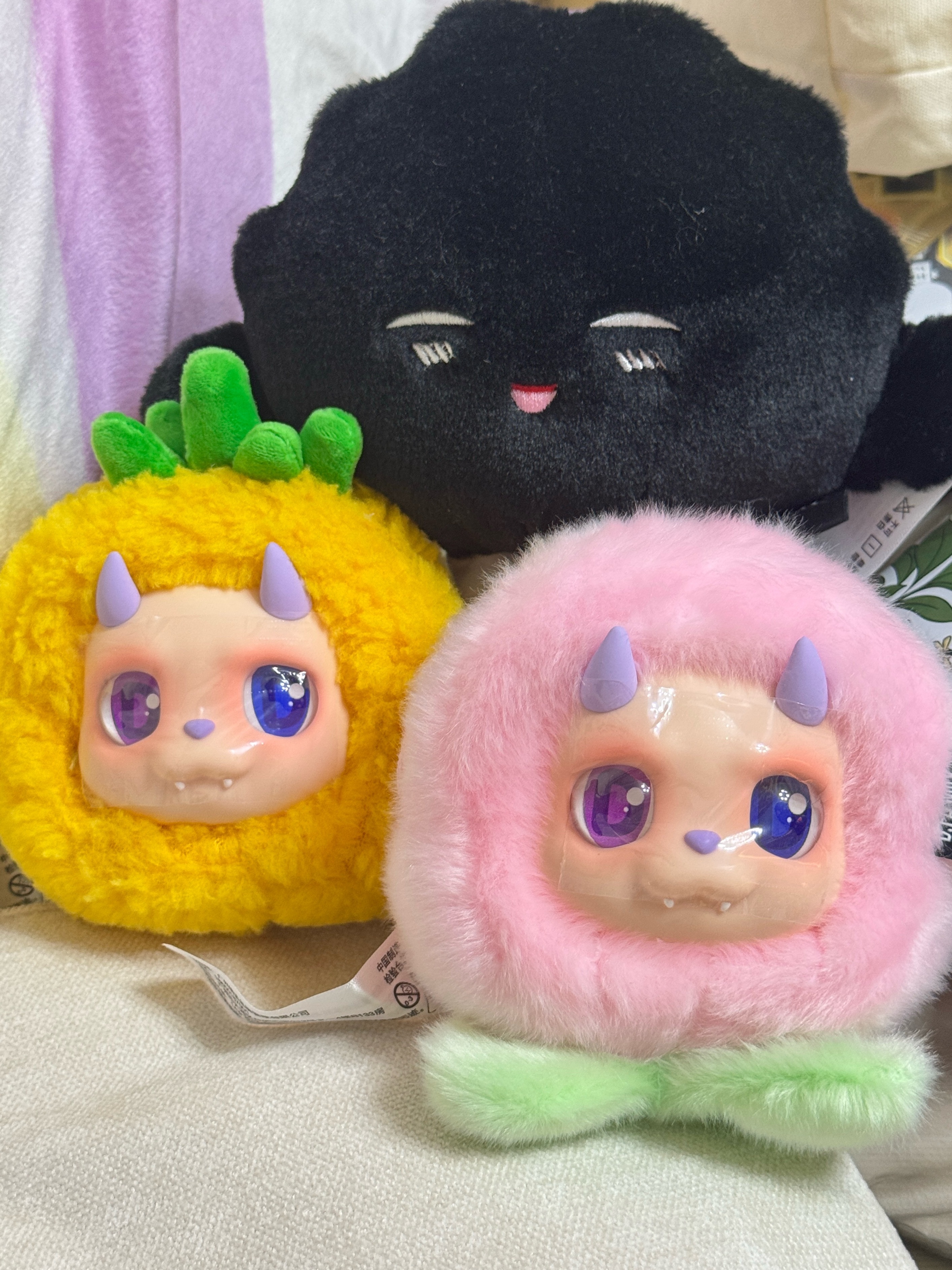 我去 我刚许愿桃子跟菠萝 开出的就是这俩！！！ 另外俩也开的是我许愿的款 我妈最