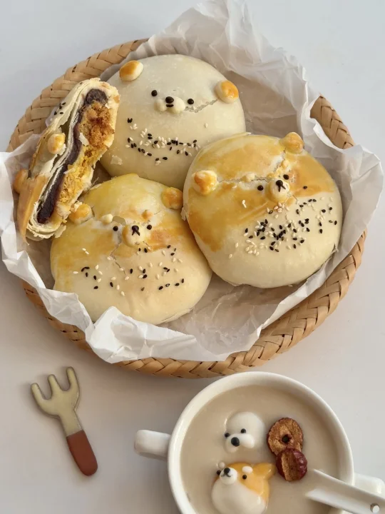 小狗3Q酥皮月饼🥮