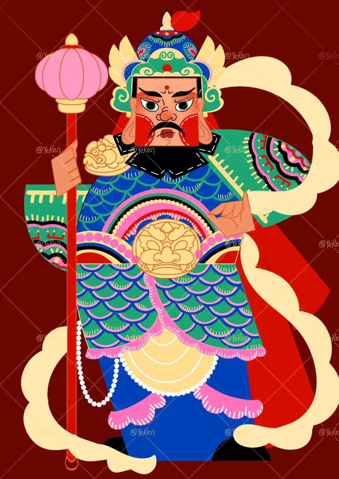 门神系列—5立锤门神