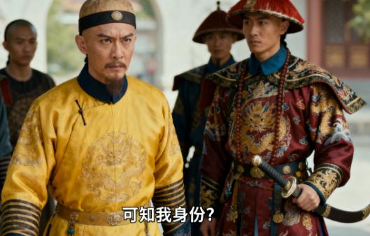 康熙前往灵光寺上香，被前来游玩的八旗子弟拦着清场，康熙开口问:可知我身份?那子弟