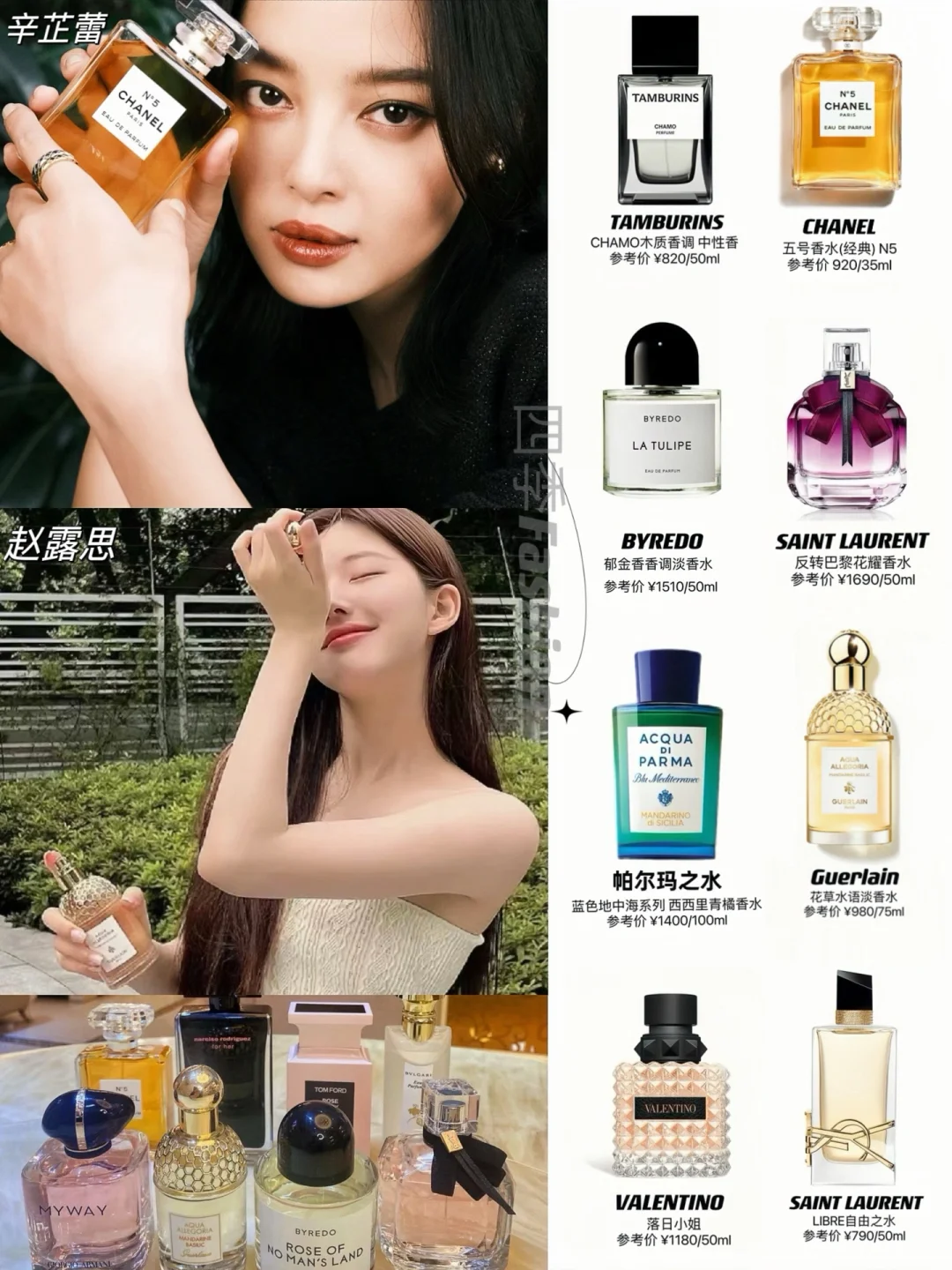 明星同款🌷香水合集，520送礼香水清单码住！！